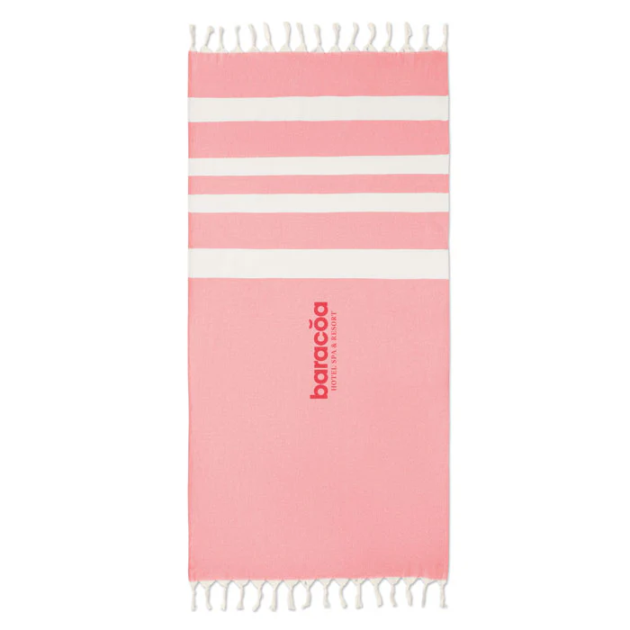 Hamman towel blanket 140 gr/m² Red - Image 2