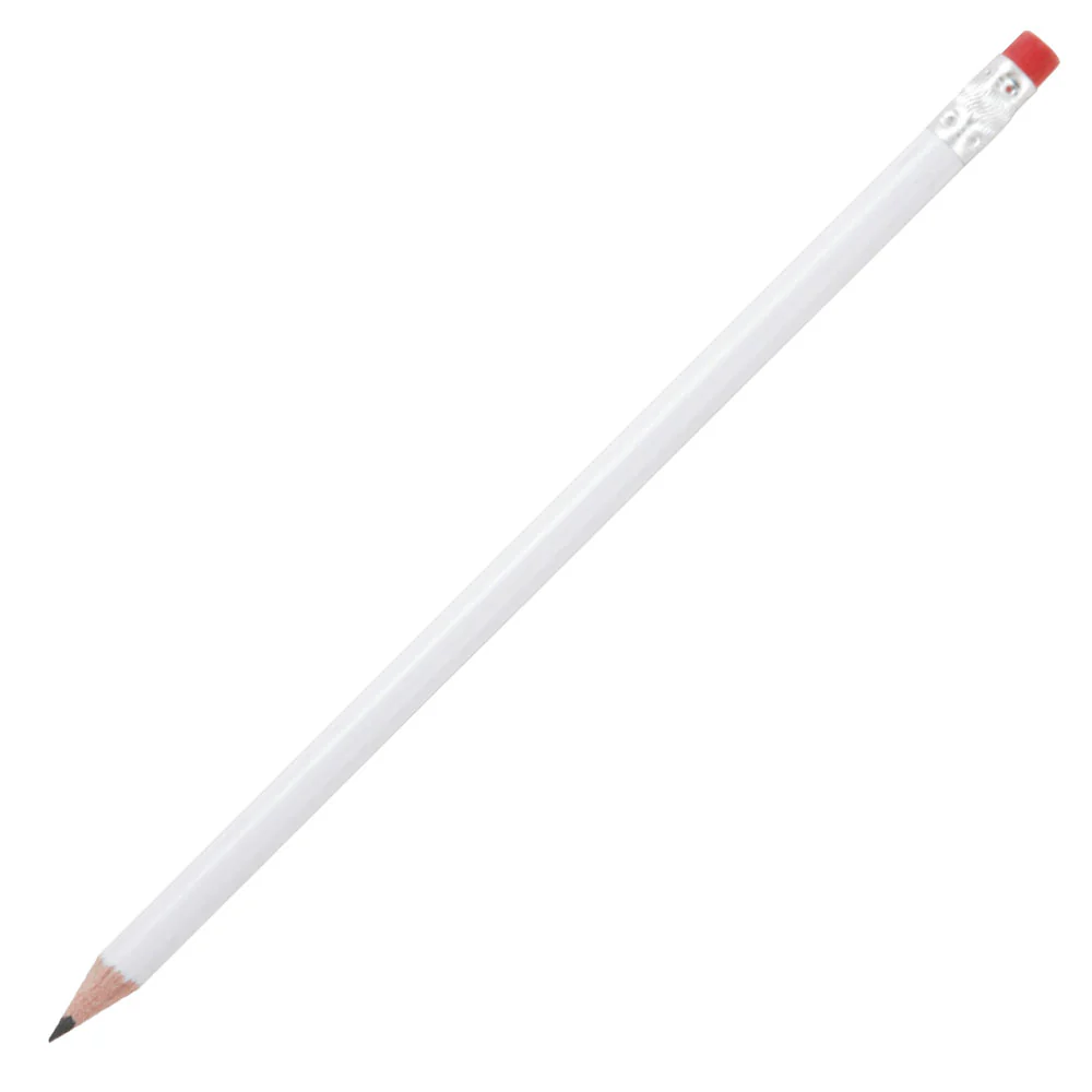 HB PENCIL sharpened with rubber tipped Burgundy - Image 20