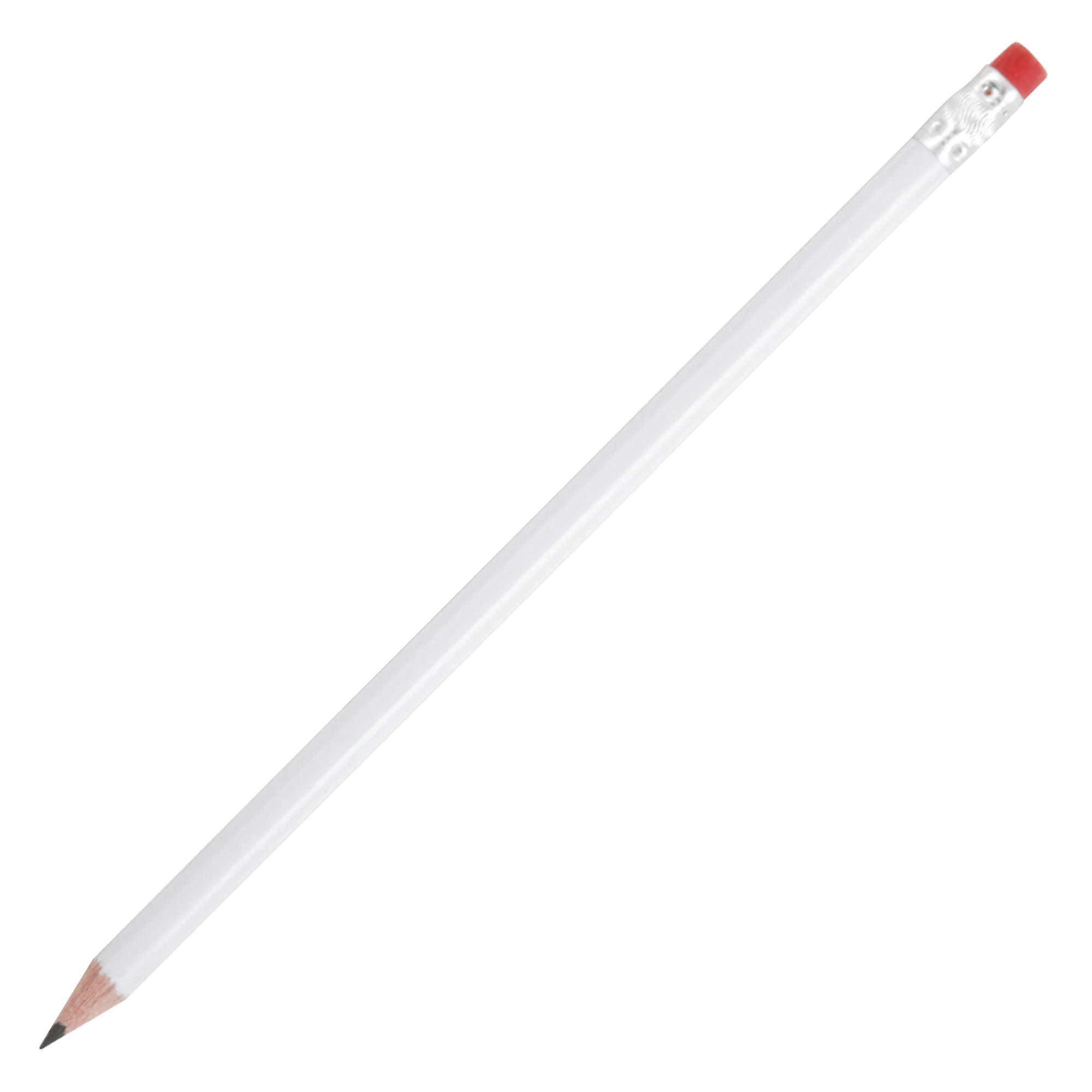 HB PENCIL sharpened with rubber tipped Burgundy - Image 21