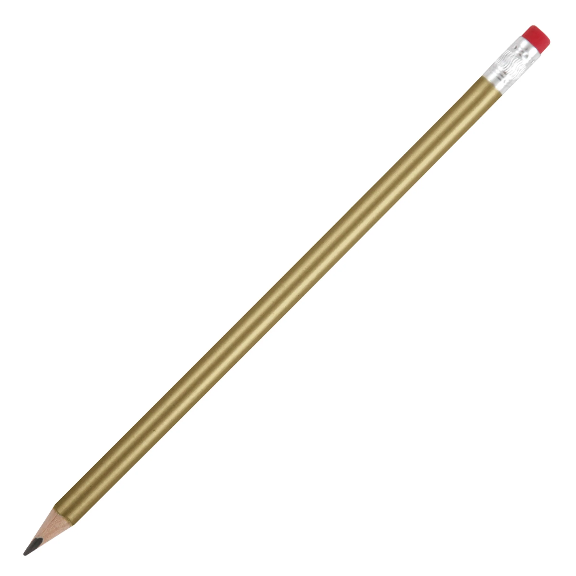 HB PENCIL sharpened with rubber tipped Burgundy - Image 7