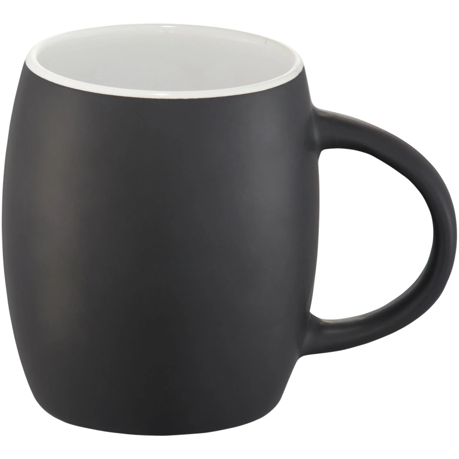 Hearth 400 ml ceramic mug with wooden coaster/lid - Image 4
