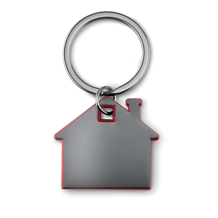 House shape plastic key ring - Image 5