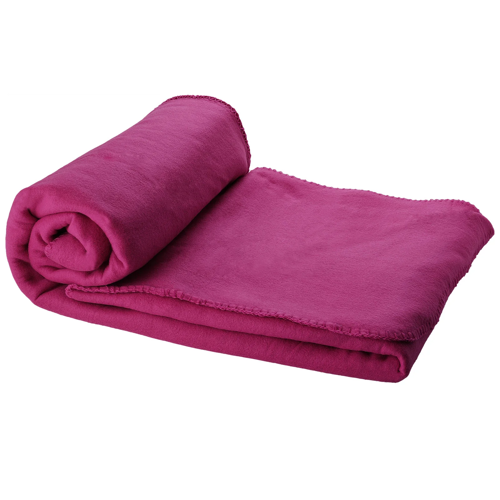Huggy fleece plaid blanket with carry pouch - Image 9