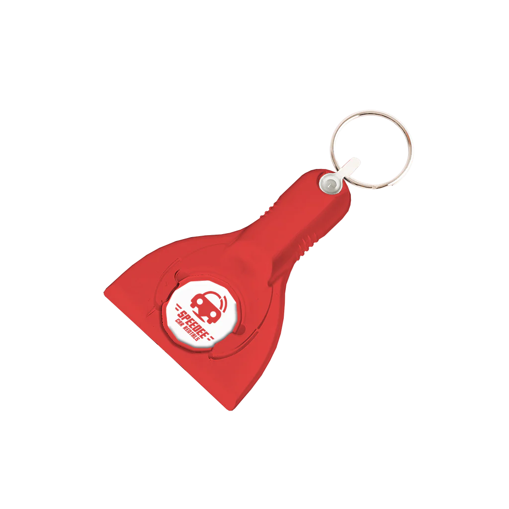 Ice Pop Ice Scraper Trolley Coin Keyring - Image 3