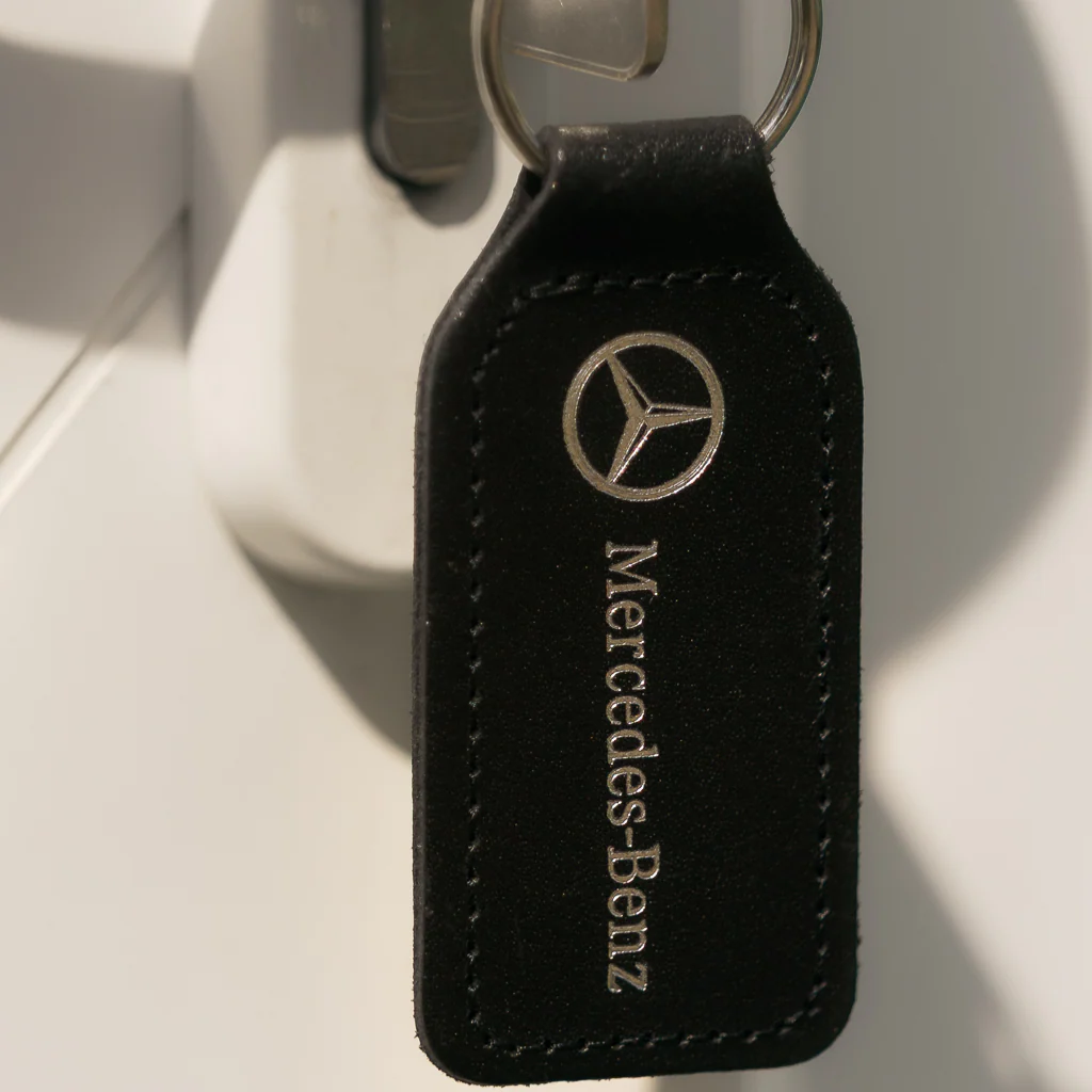 Imitation Leather Keyfob - Square Shape - Image 2
