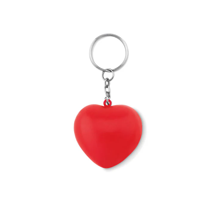 Key ring with PU heart - Image 2