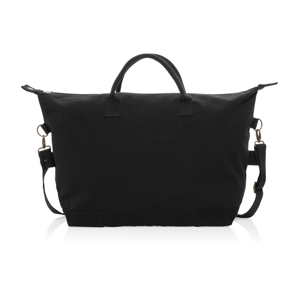 Kezar AWARE™ 500 gsm recycled canvas deluxe weekend bag - Image 8