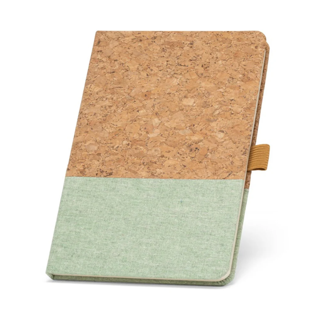 Klee A5 Cork and Linen Notebook Blue - Image 4