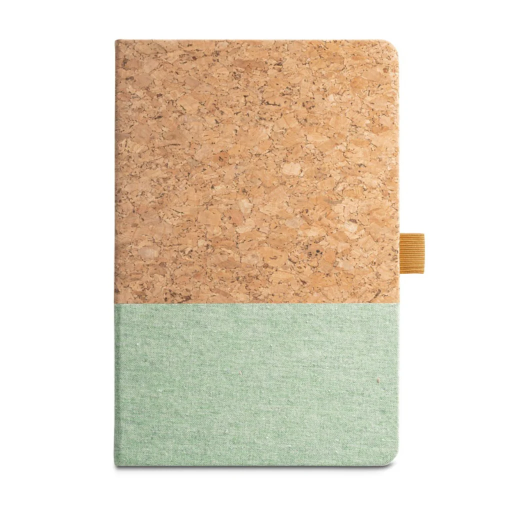 Klee A5 Cork and Linen Notebook Blue - Image 5