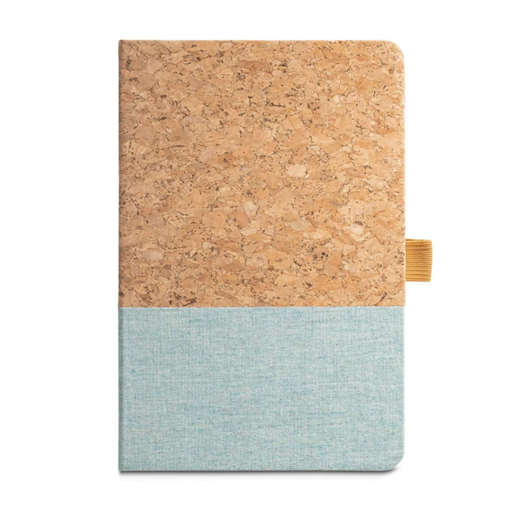 Klee A5 Cork and Linen Notebook Blue - Image 6