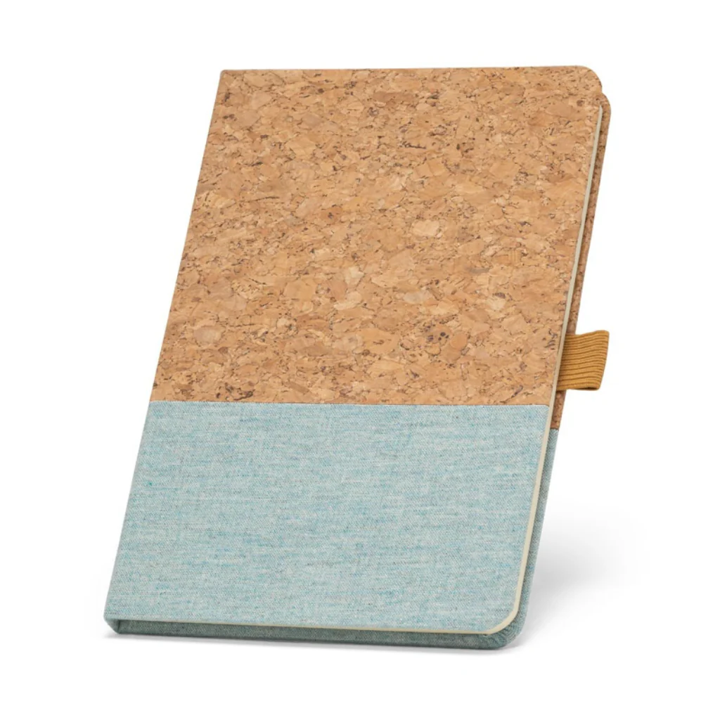 Klee A5 Cork and Linen Notebook Blue - Image 8