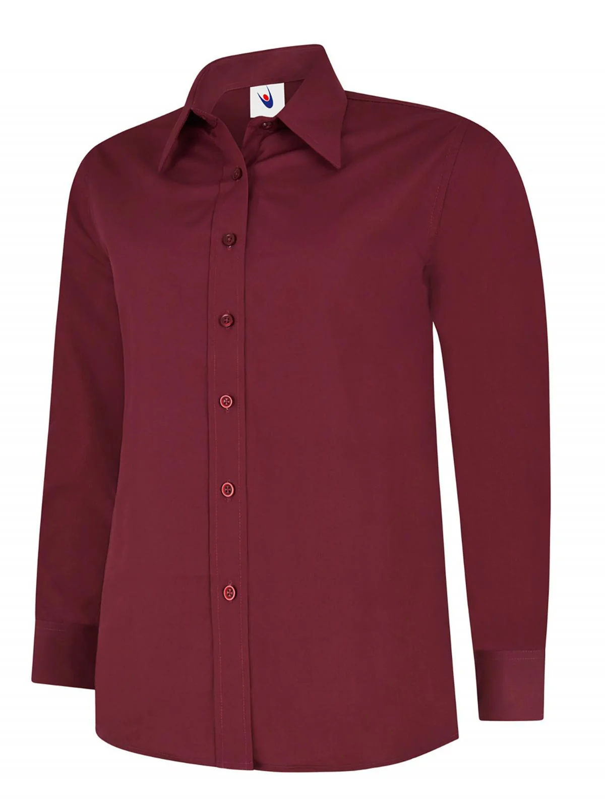 Ladies Poplin Full Sleeve Shirt - Image 2