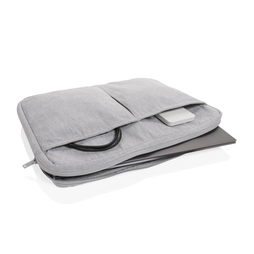 Laluka AWARE™ recycled cotton 15.6 inch laptop sleeve - Image 10
