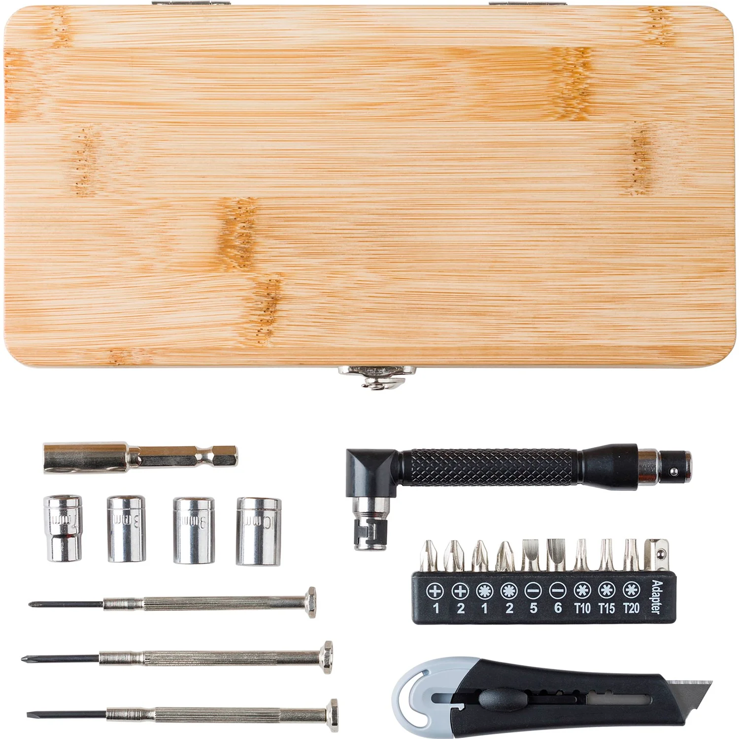 Lambshouse Tool set in bamboo case (20pc) - Image 2