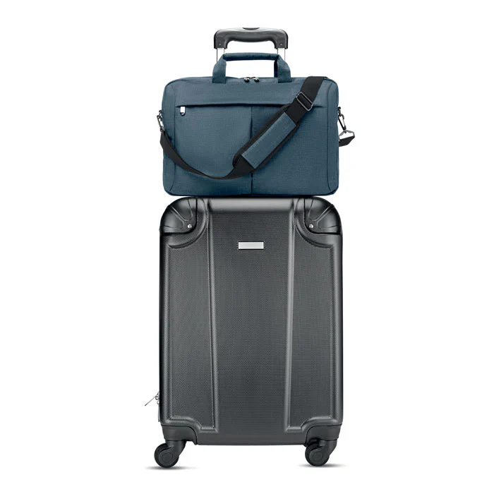 Laptopbag in 360d polyester 15" Blue - Image 3