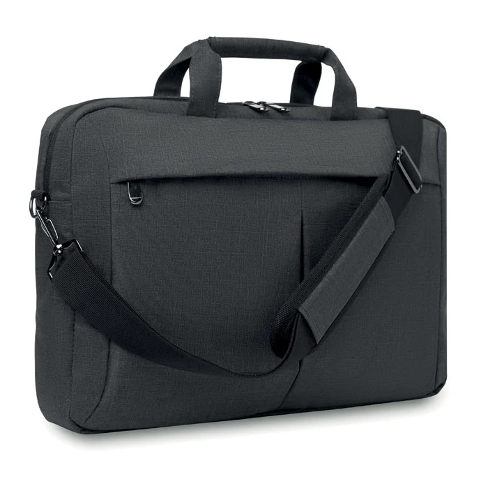 Laptopbag in 360d polyester 15" Blue - Image 7