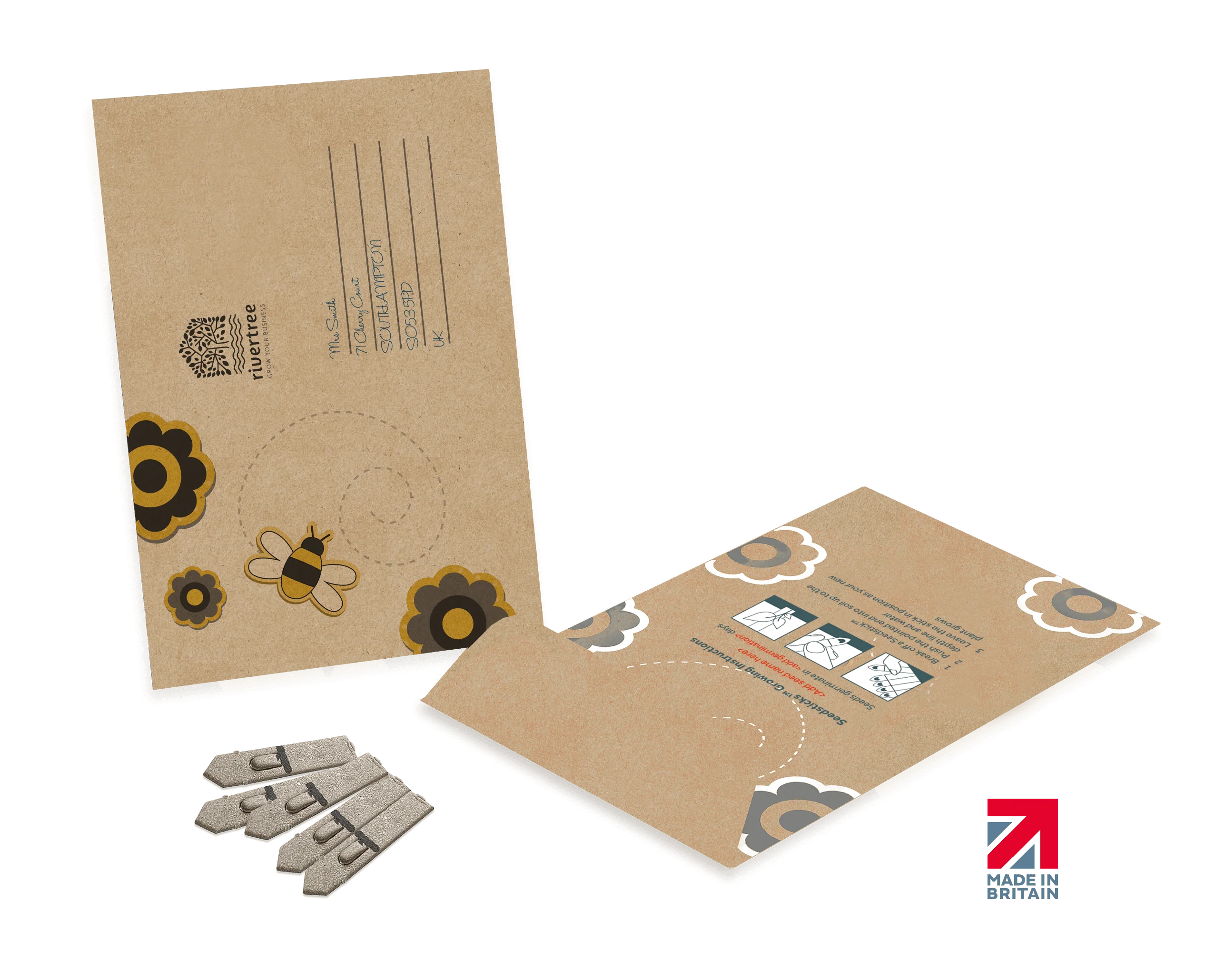Large Seed Packet Envelopes - Kraft - Image 2