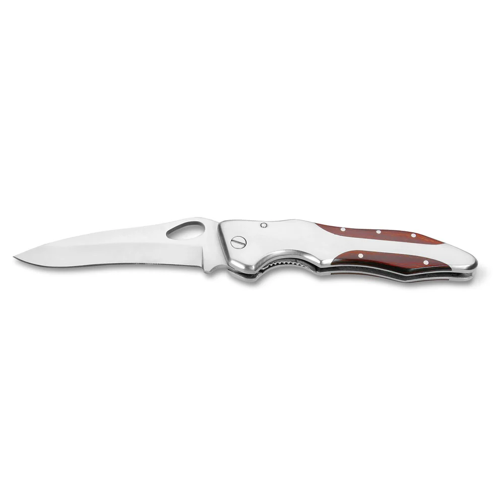 LAWRENCE. Pocket knife in stainless steel and wood - Image 3