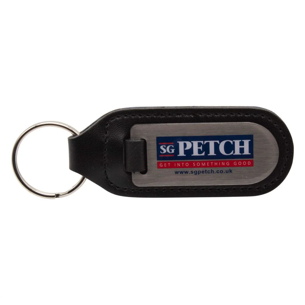 Leather Effect Keyring (Full Colour Print) - Image 4