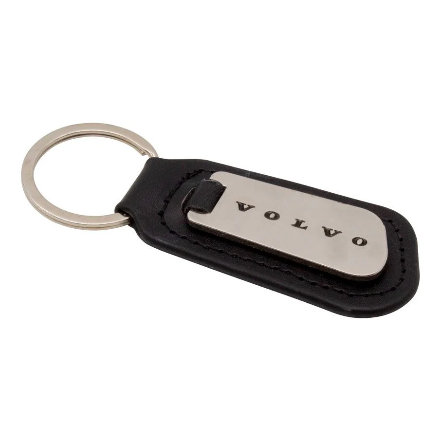 Leather Effect Keyring (Soft Enamel Infill) - Image 3