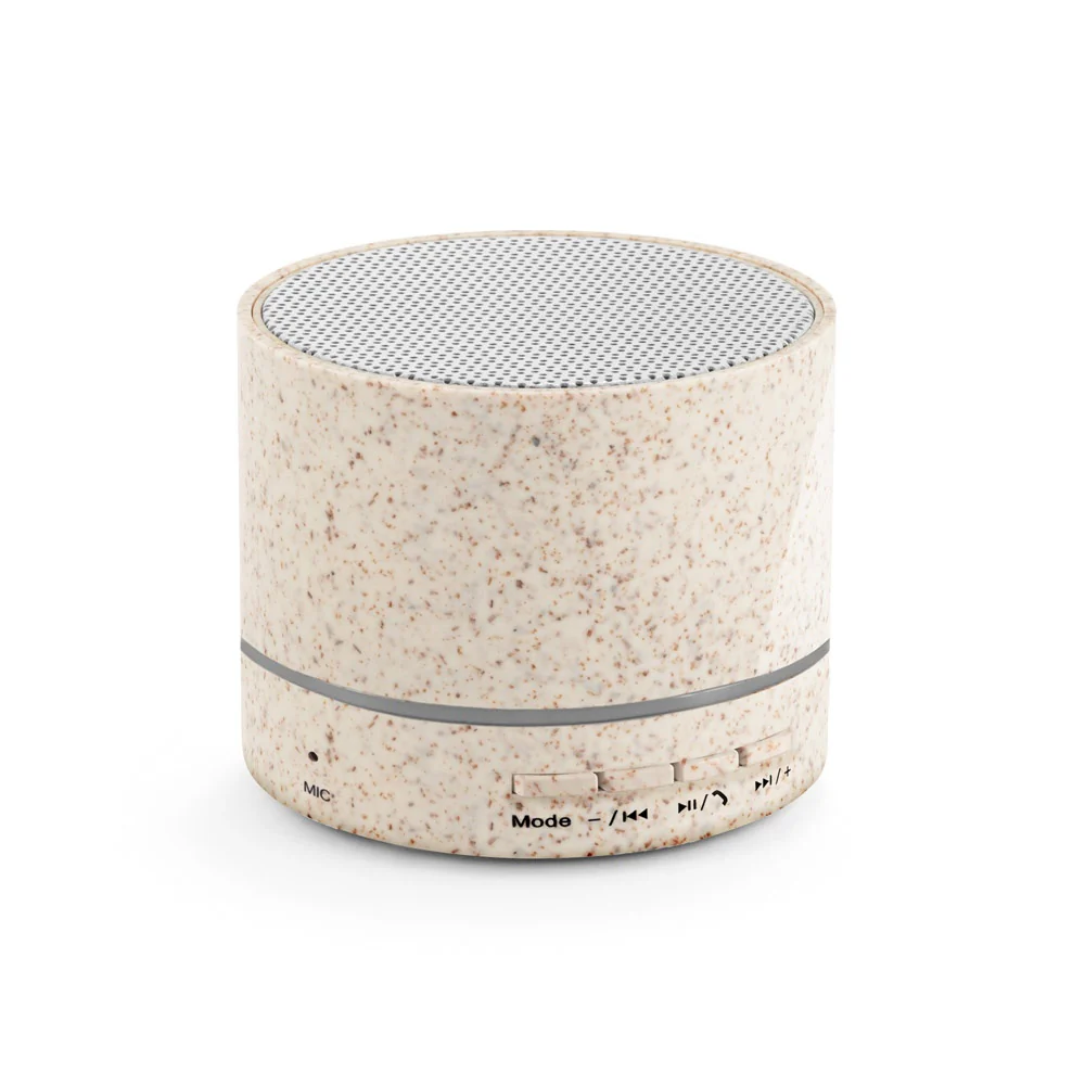 LINEU. ABS and straw fibre speaker with microphone - Image 3