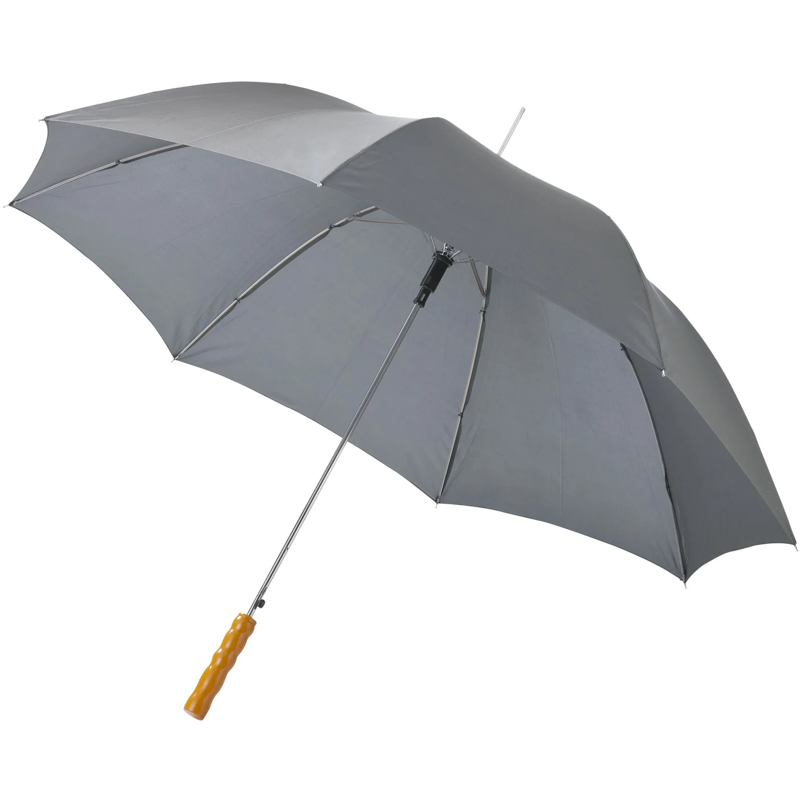 Lisa 23" auto open umbrella with wooden handle - Image 3