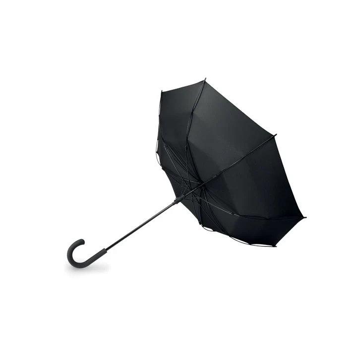 Luxe 23'' windproof umbrella Black - Image 2