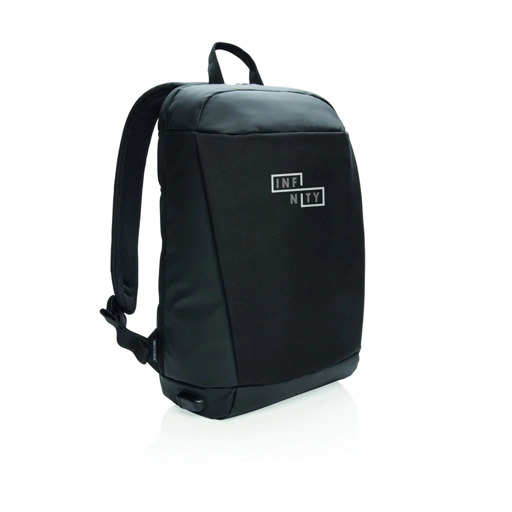 Madrid anti-theft RFID USB laptop backpack PVC free - Image 2