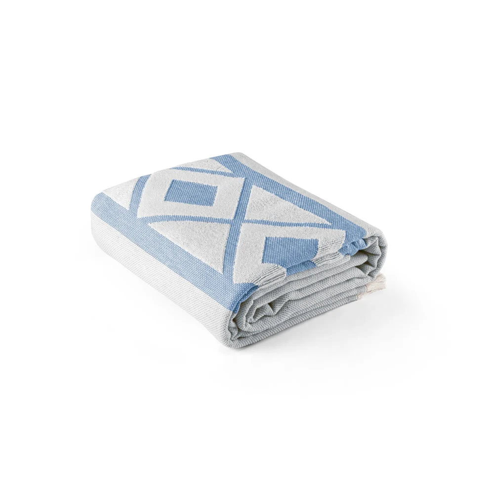 MALEK. Multifunctional bath towel (350g/m²) made of cotton and recycled cotton - Image 6