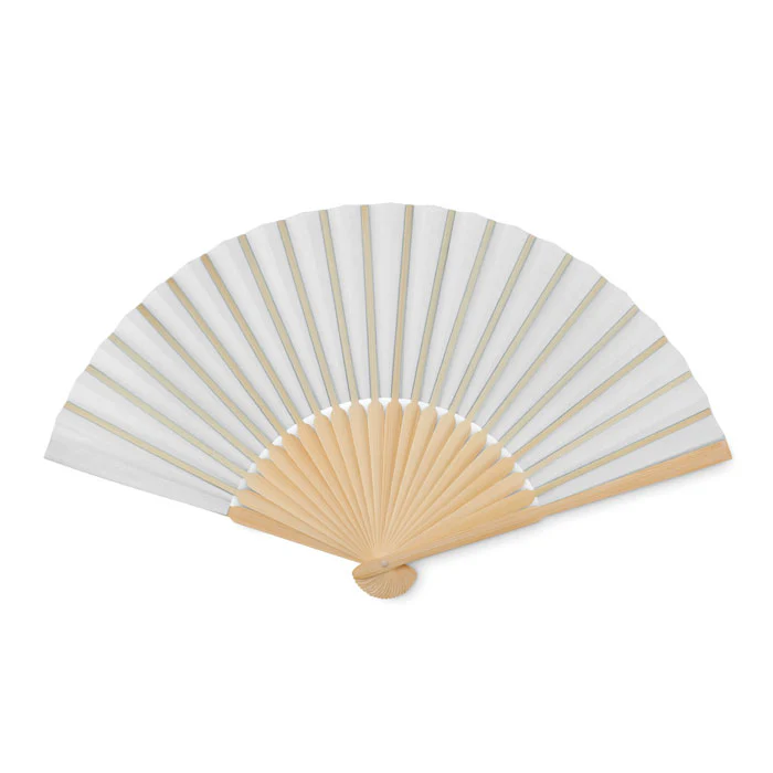 Manual hand fan with bamboo handle - Image 11