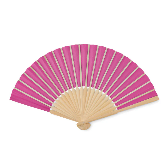 Manual hand fan with bamboo handle - Image 31