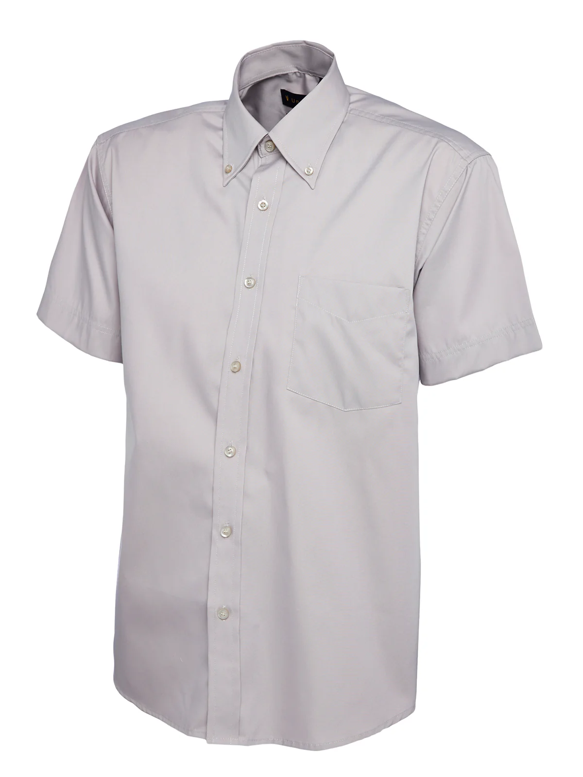Mens Pinpoint Oxford Half Sleeve Shirt - Image 6
