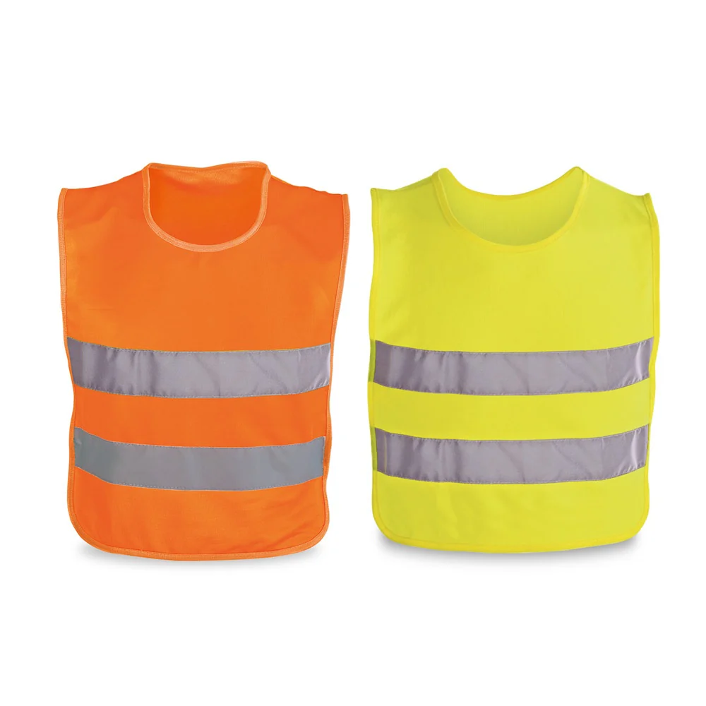 MIKE. 100% polyester reflective kids’ vests - Image 5