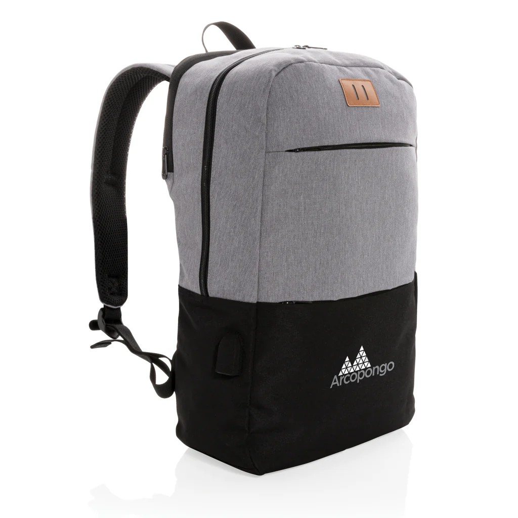 Modern 15.6" USB & RFID laptop backpack PVC free - Image 2