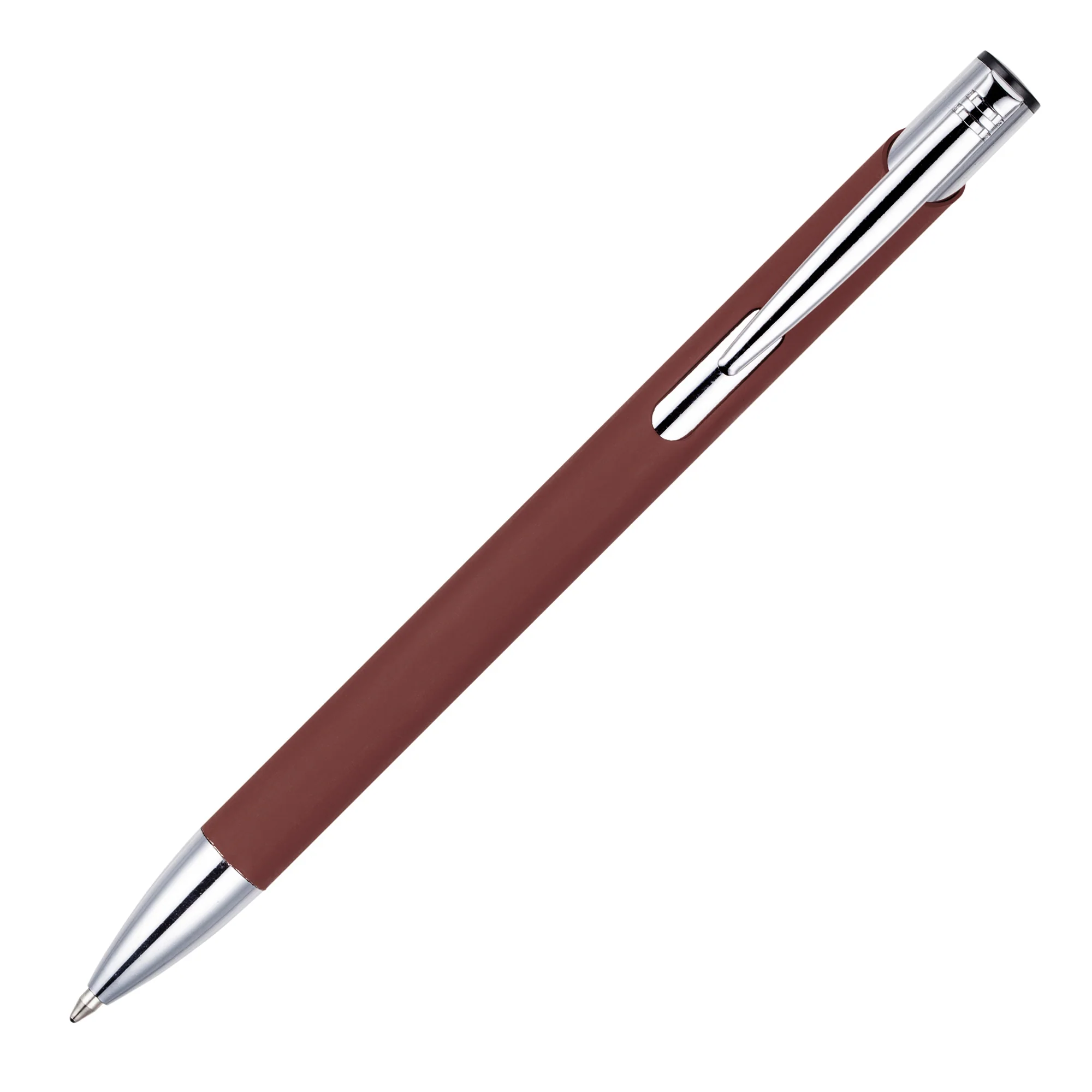 MOLE-MATE ball pen with chrome trim Burgundy - Image 5