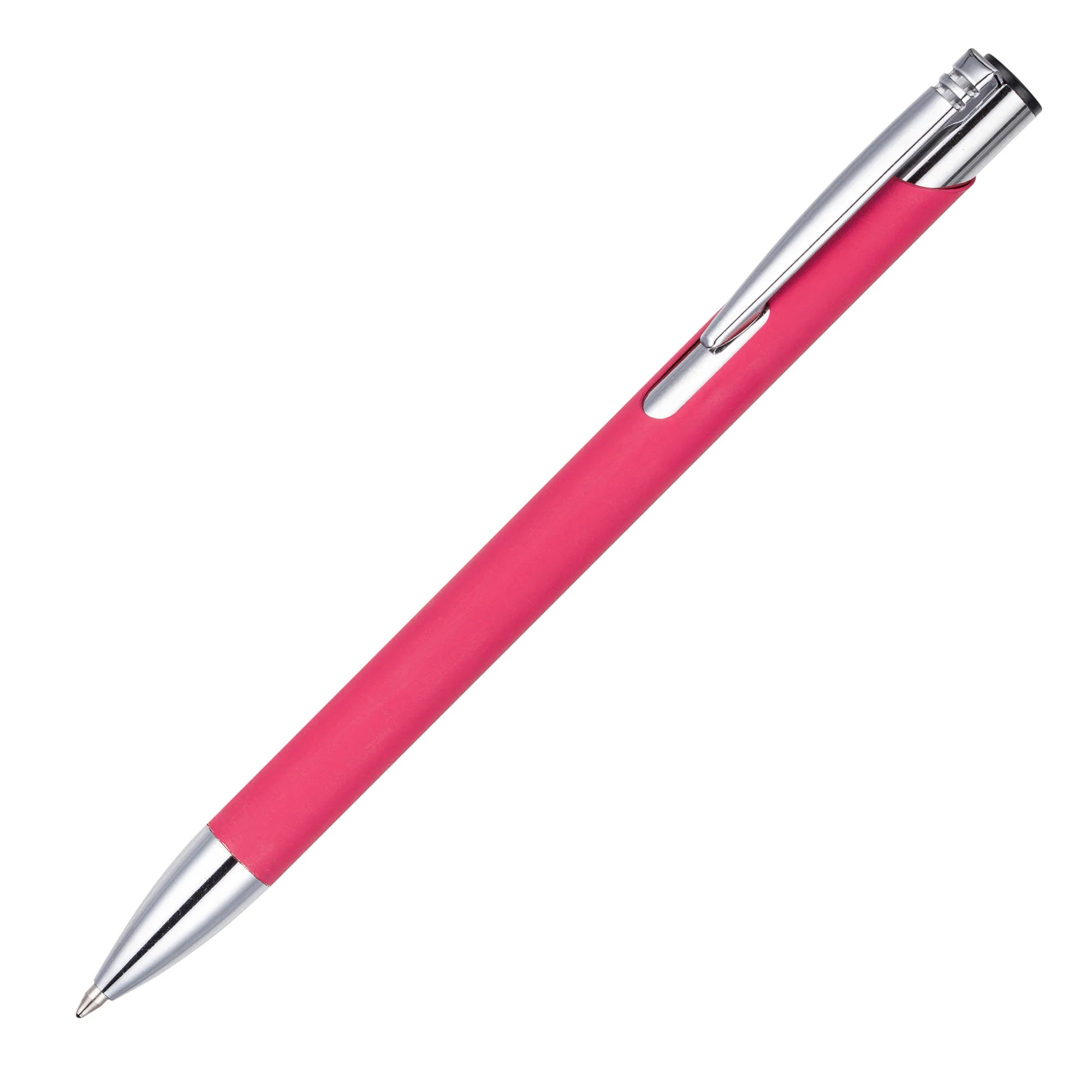 MOLE-MATE ball pen with chrome trim Pink - Image 6