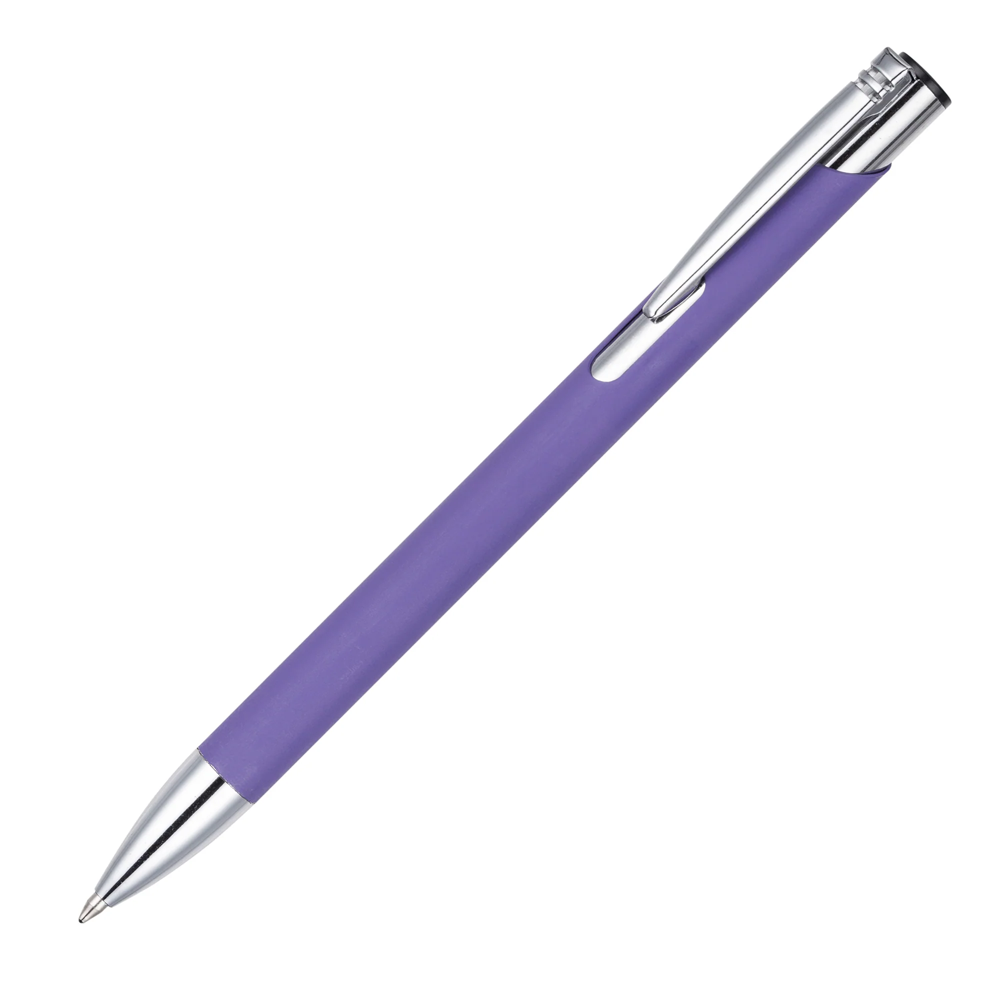 MOLE-MATE ball pen with chrome trim Purple - Image 5