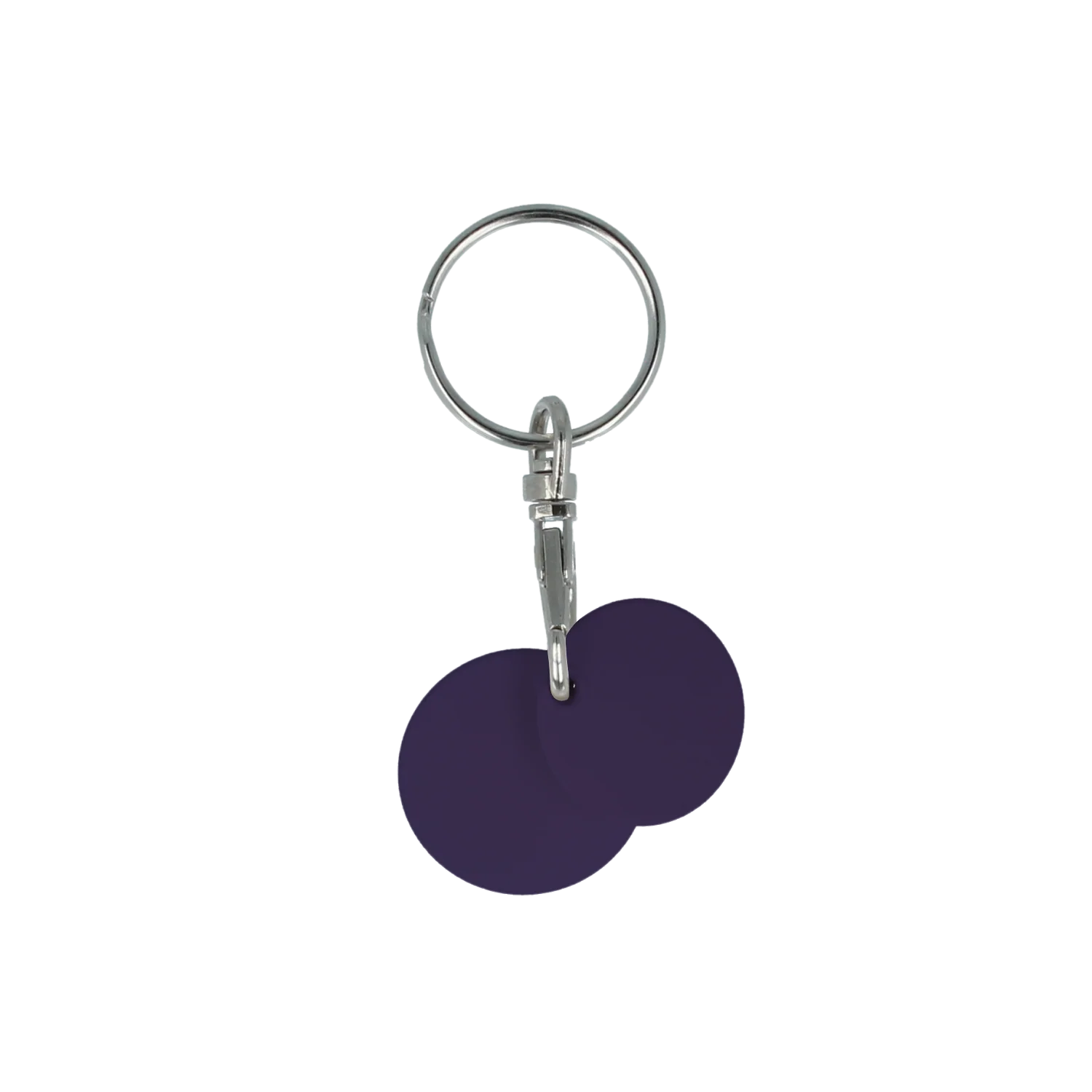 Multi Euro Trolley Coin Keyring