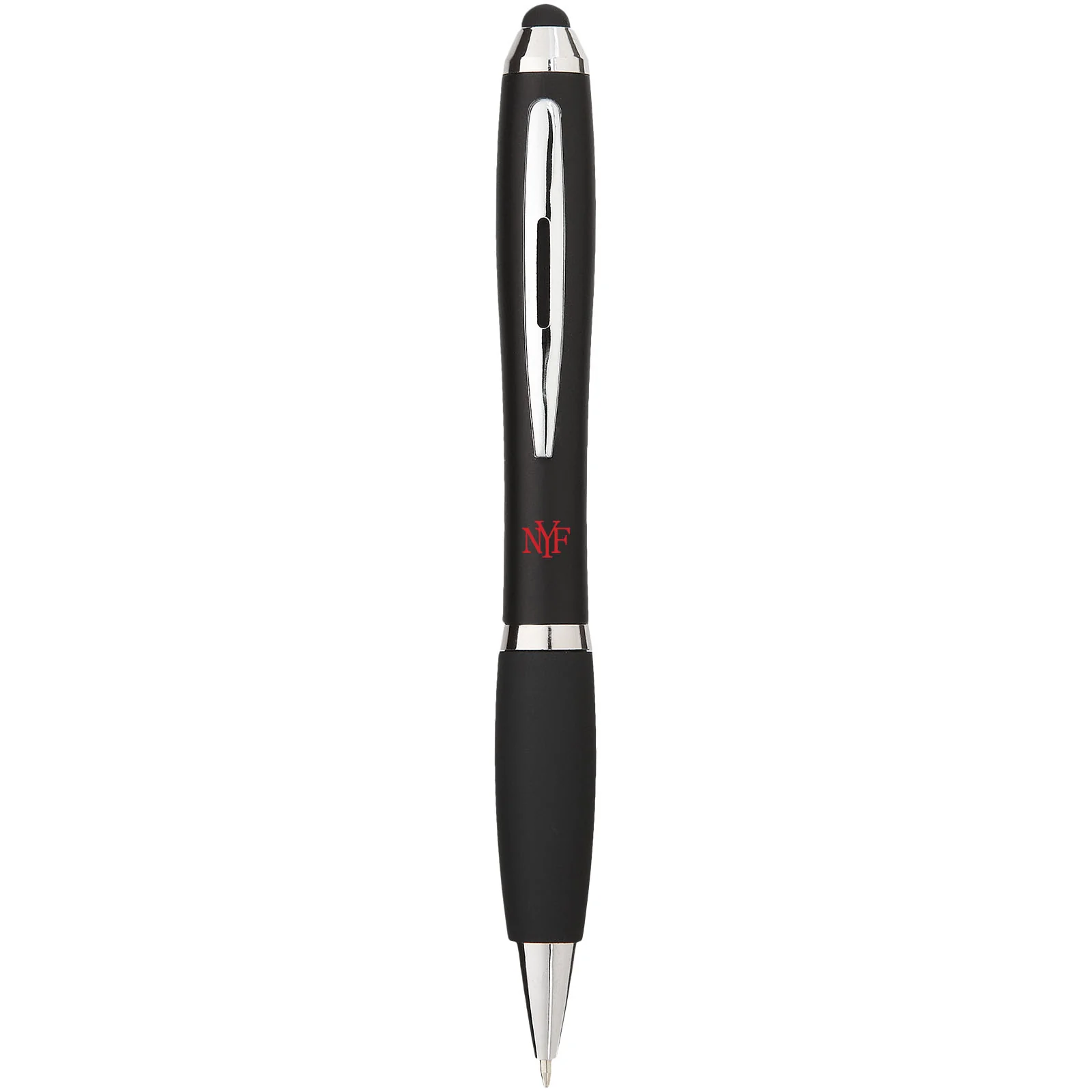 Nash coloured stylus ballpoint Black ink pen with black grip - Image 4