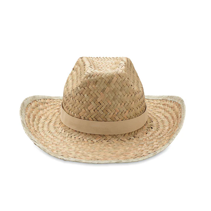 Natural straw cowboy hat - Image 3