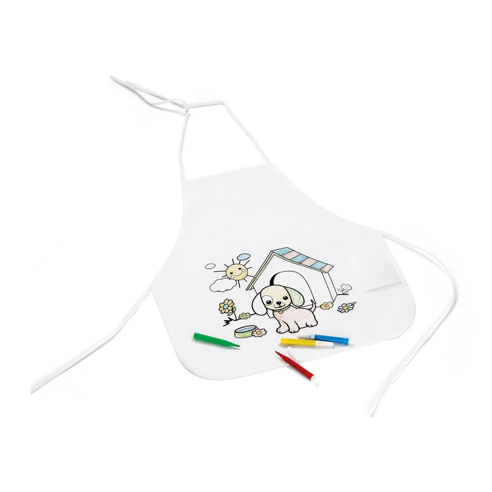 NILO. Children's apron for colouring in non-woven (80 g/m²) - Image 6