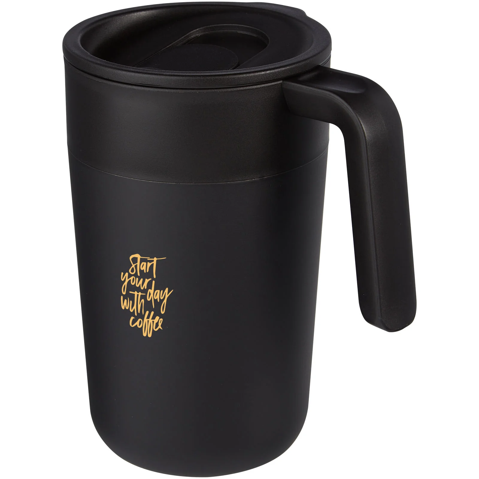 Nordia 400 ml double-wall recycled mug - Image 25