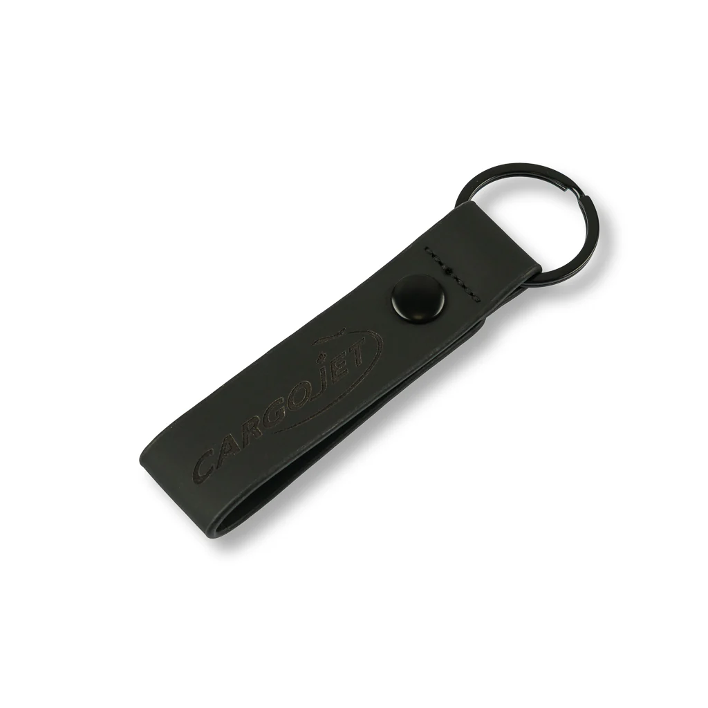 Nubuck PU Leather Keyring - Image 3