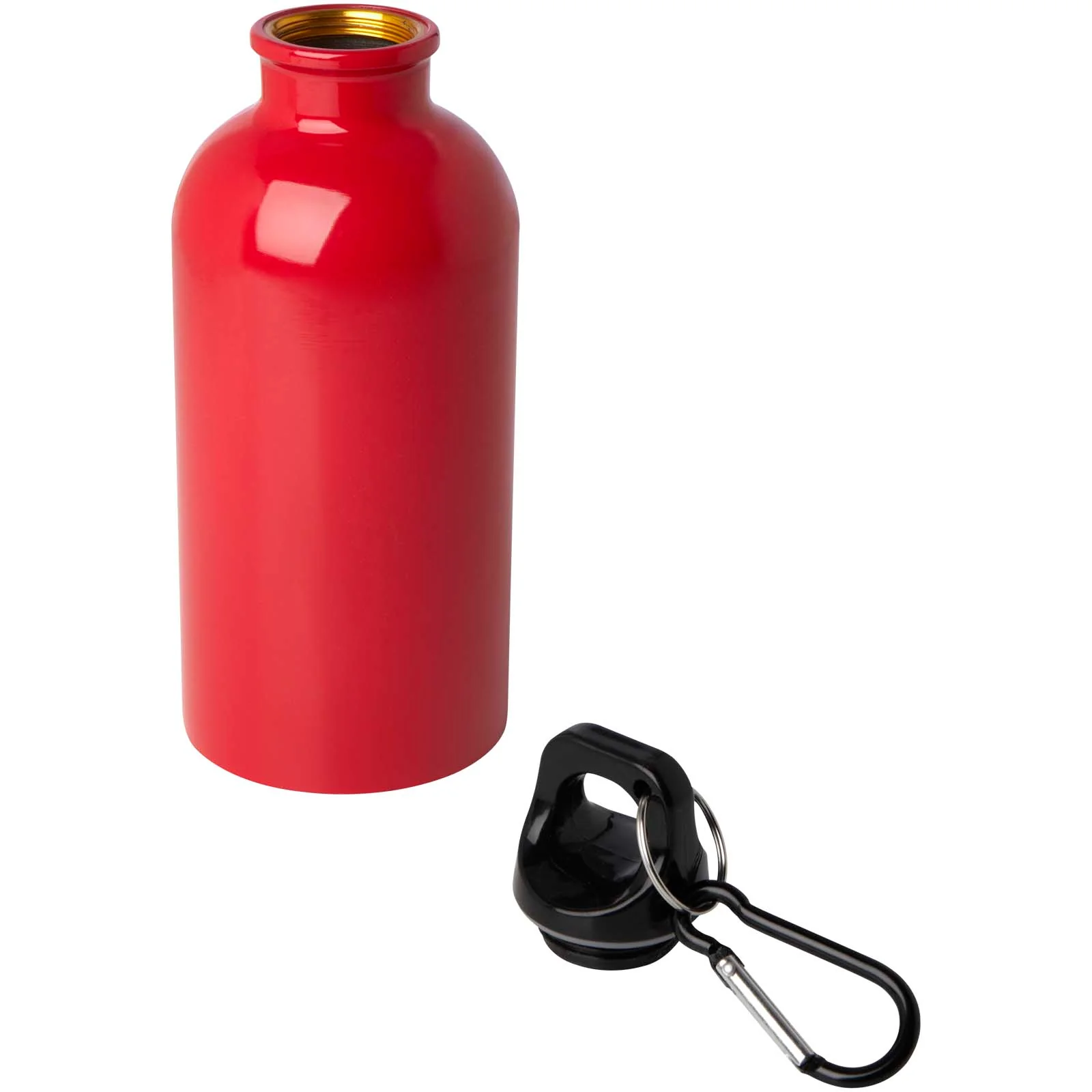 Oregon 400 ml RCS certified single wall stainless steel water bottle with carabiner - Image 11
