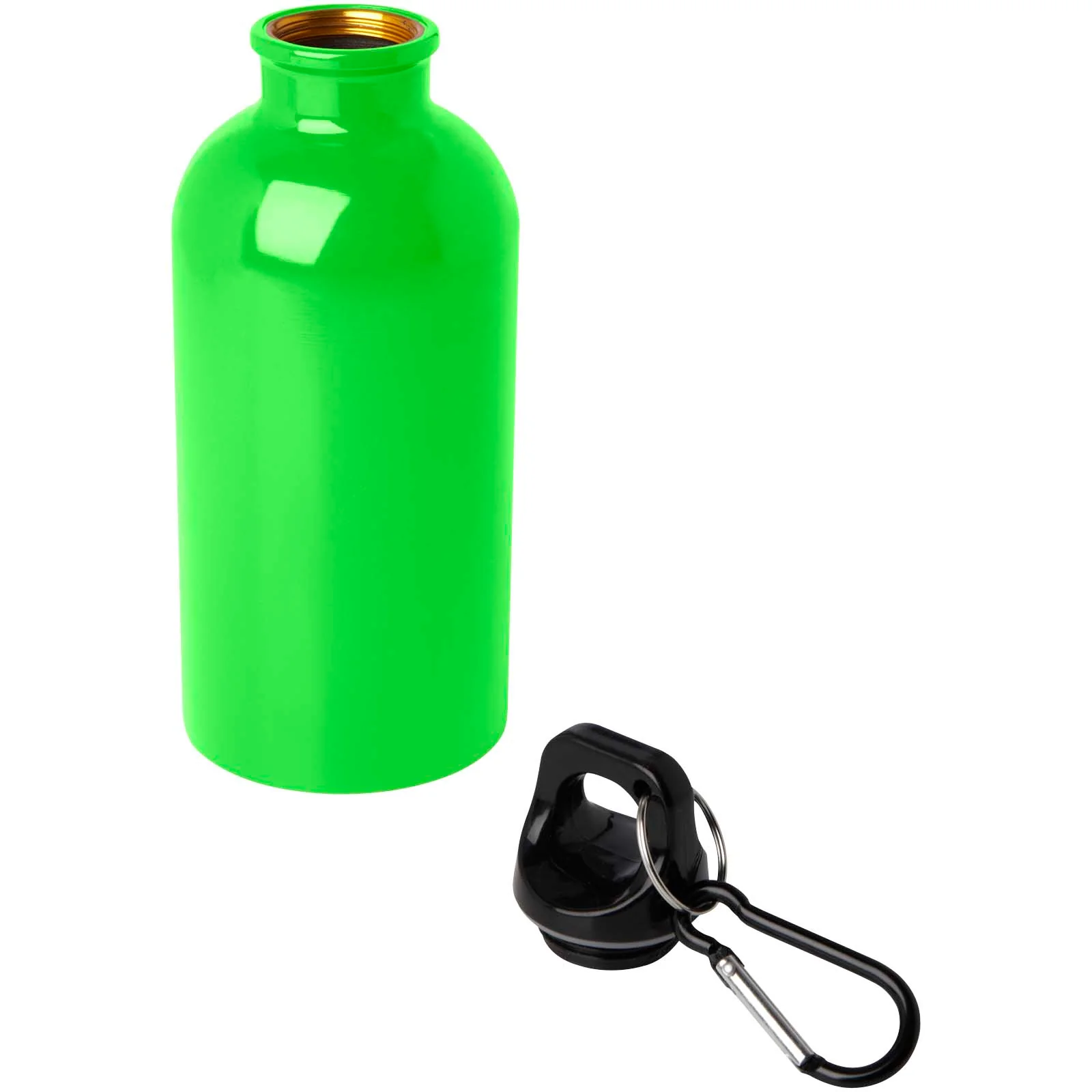 Oregon 400 ml RCS certified single wall stainless steel water bottle with carabiner - Image 47