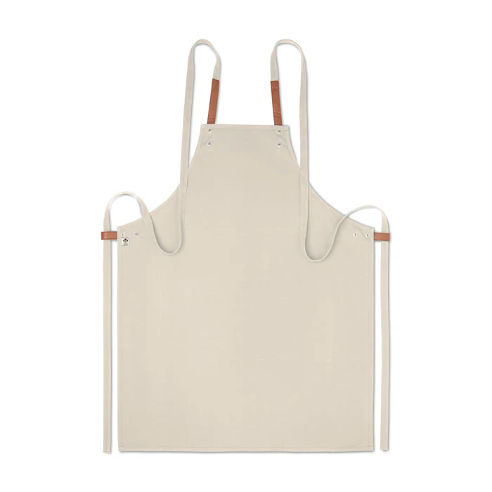 Organic cotton apron 340 gr/m² - Image 3
