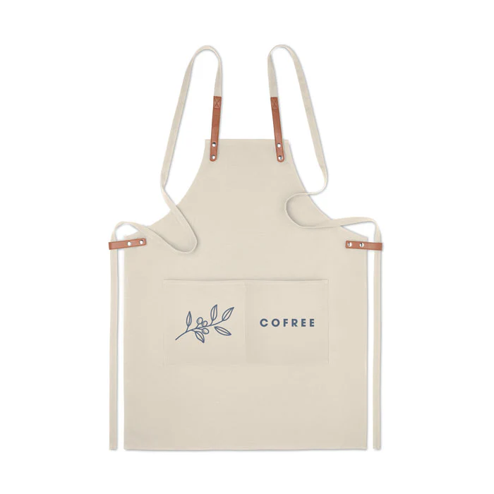 Organic cotton apron 340 gr/m² - Image 7