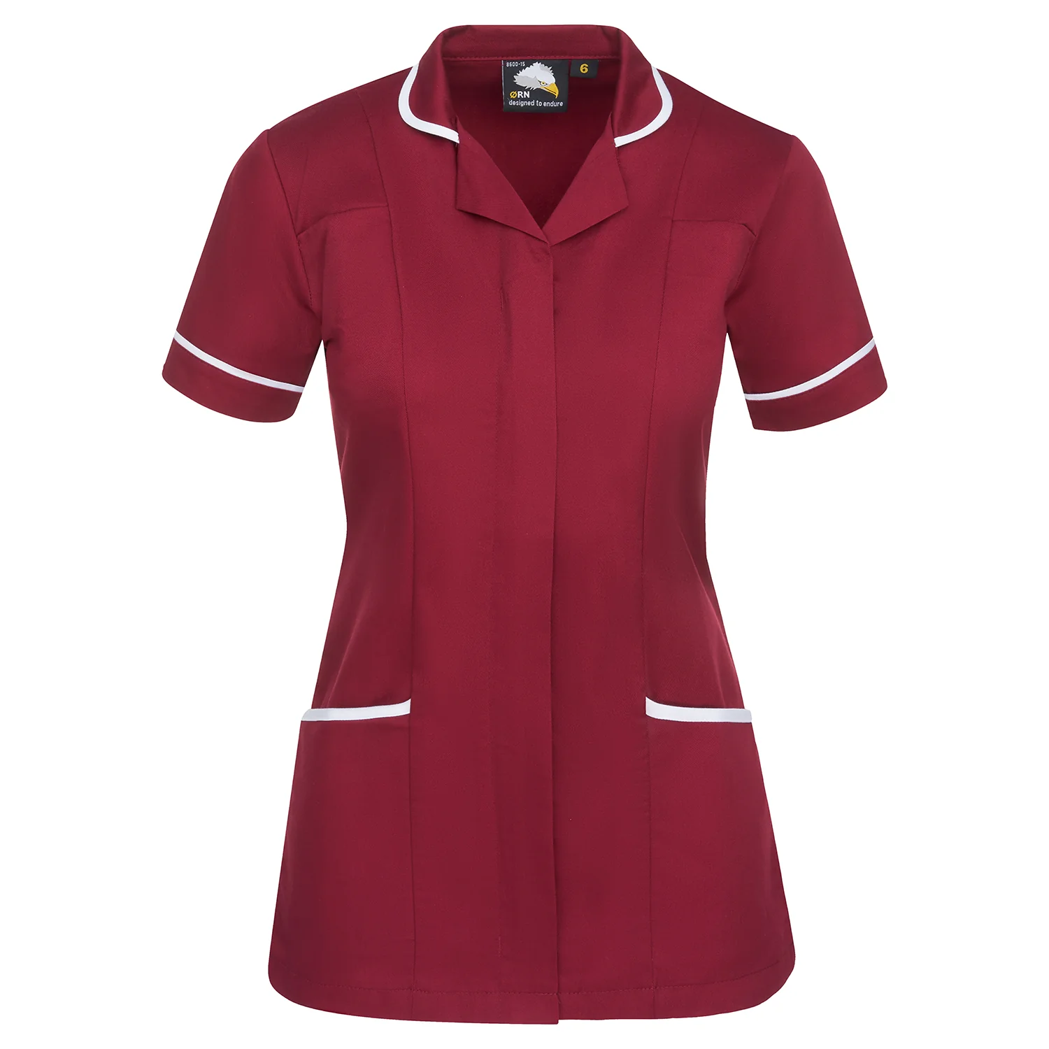Orn Florence Classic Tunic Maroon/White