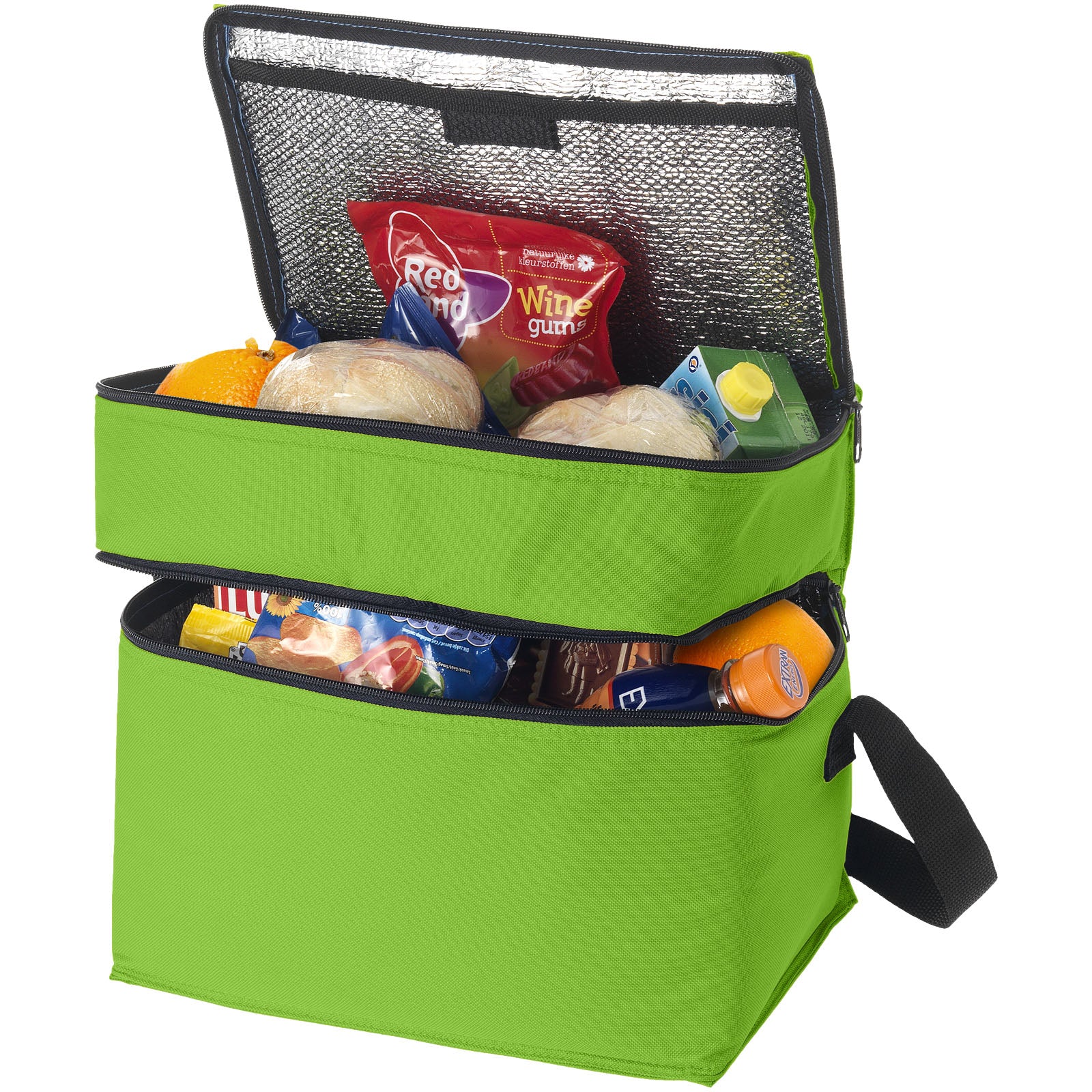 Oslo 2-zippered compartments cooler bag 13L - Image 5