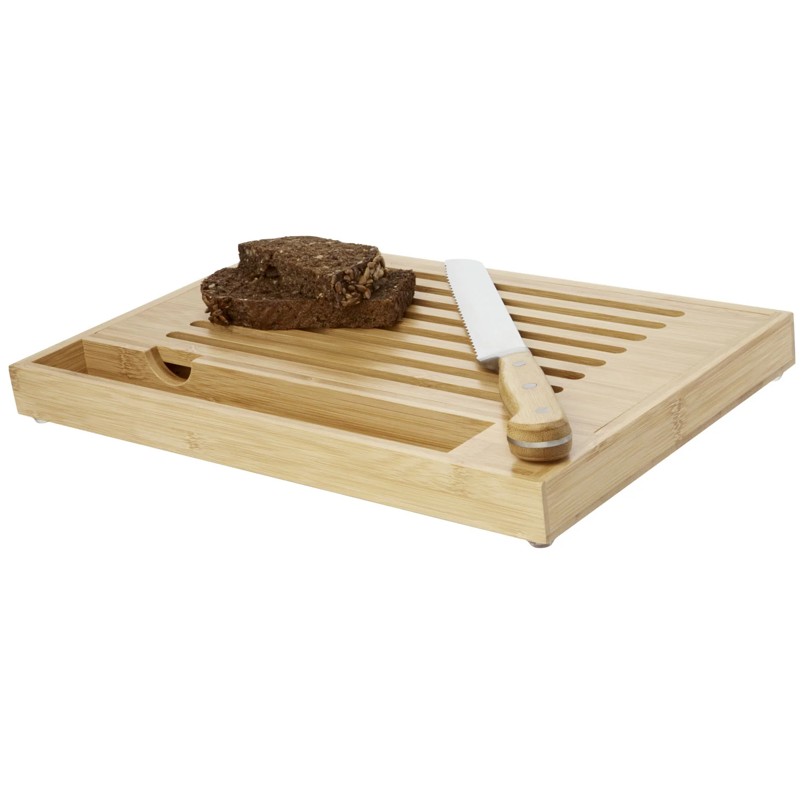 Pao bamboo cutting board with knife - Image 4